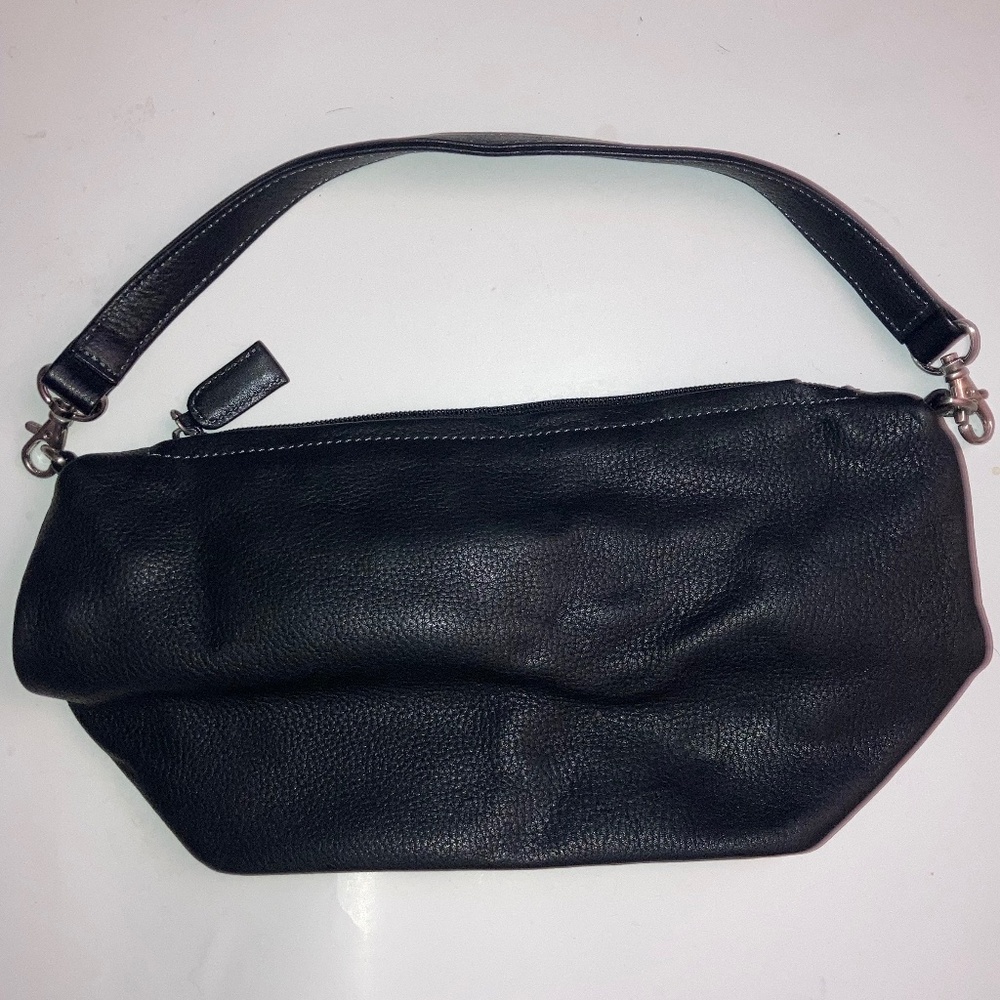 Tignanello Black Leather Bag